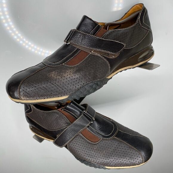 Cole Haan Air Estadio II Size 9;5M Driving Shoe C06080 Casual Sneaker Brown - Picture 1 of 8